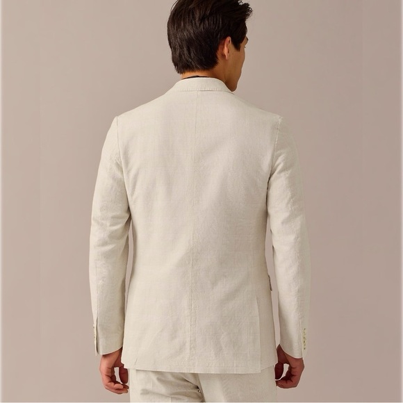 NWT J. Crew Ludlow Blazer Jacket Sport Coat Linen Cotton Classic Preppy 42R - Picture 3 of 15